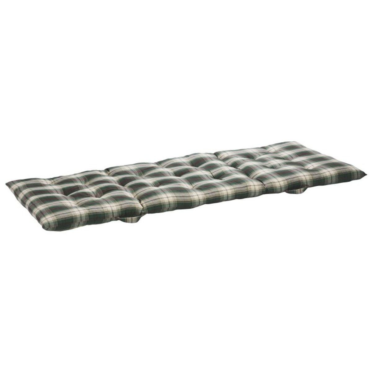 Matelas de sol coton à carreaux vert, MADAM STOLTZ