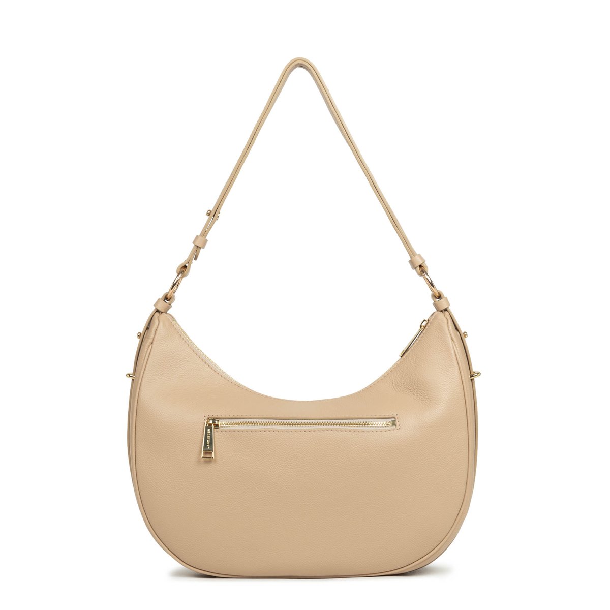 Grand sac besace MILANO ARIA beige foncé, LANCASTER