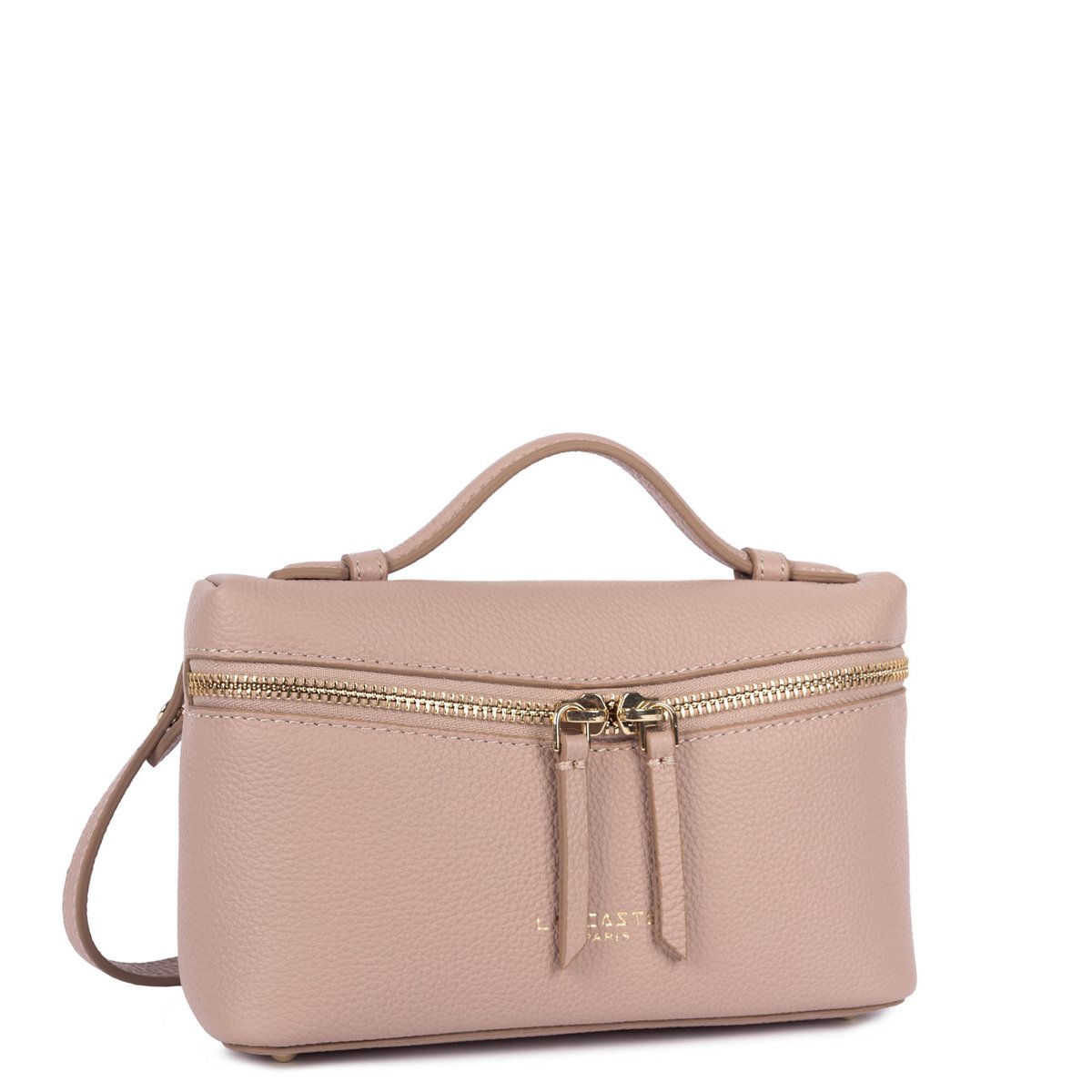 Petit sac boite MILANO TRÉSOR nude, LANCASTER