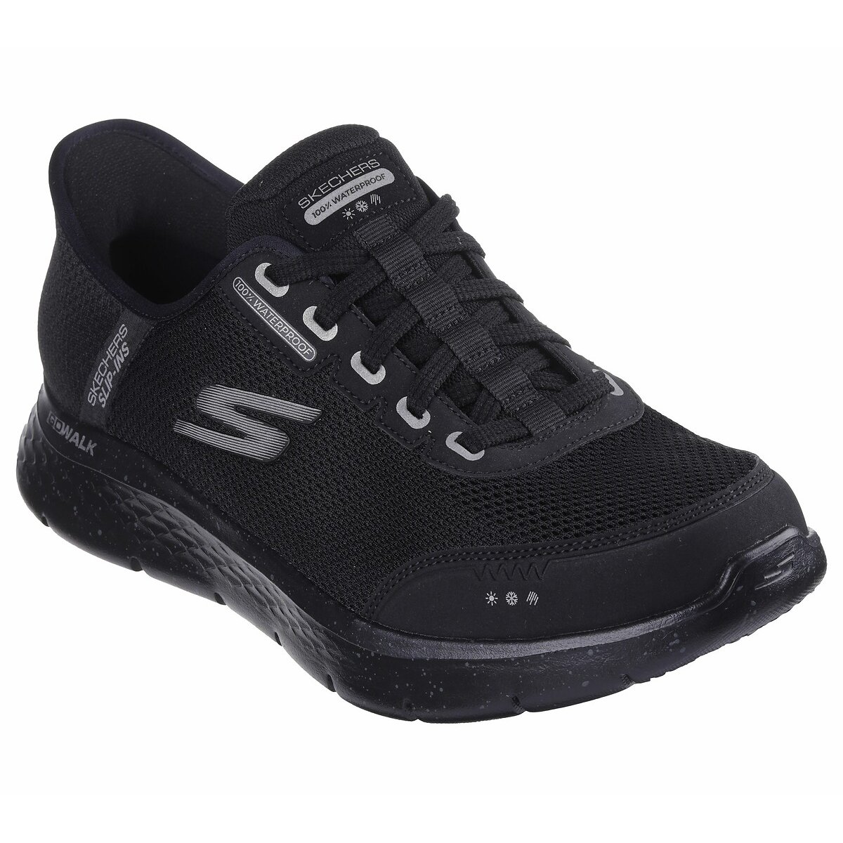 Basket SLIP-INS GO WALK FLEX WATERPROOF noir, SKECHERS