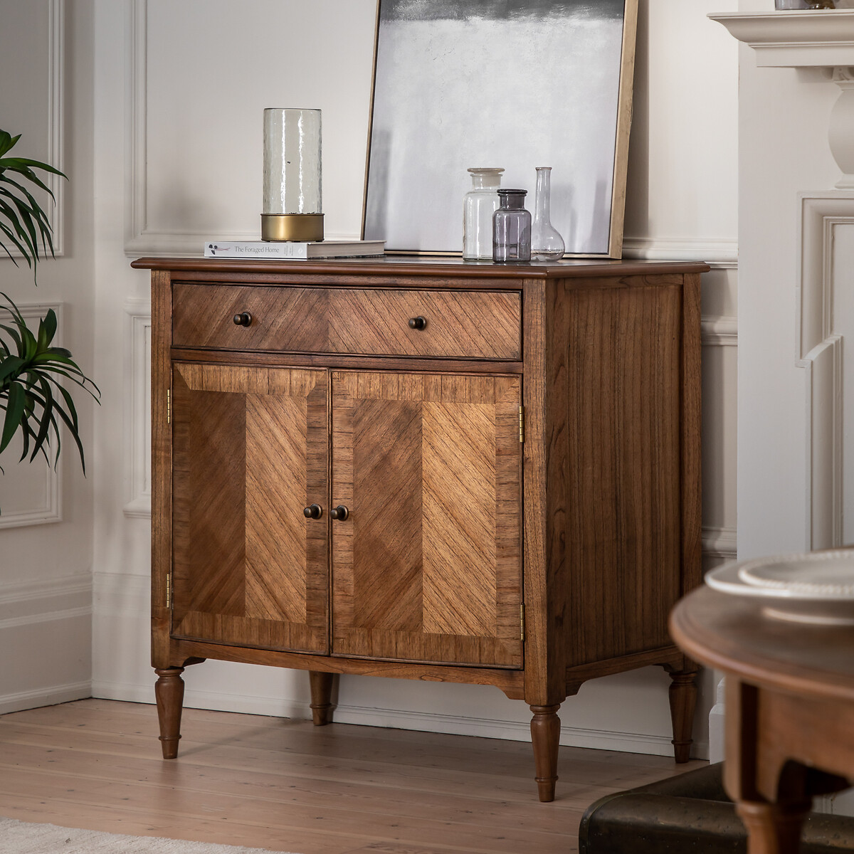Hayes Vintage Inlaid Wood Sideboard wood, ÉDITÉ