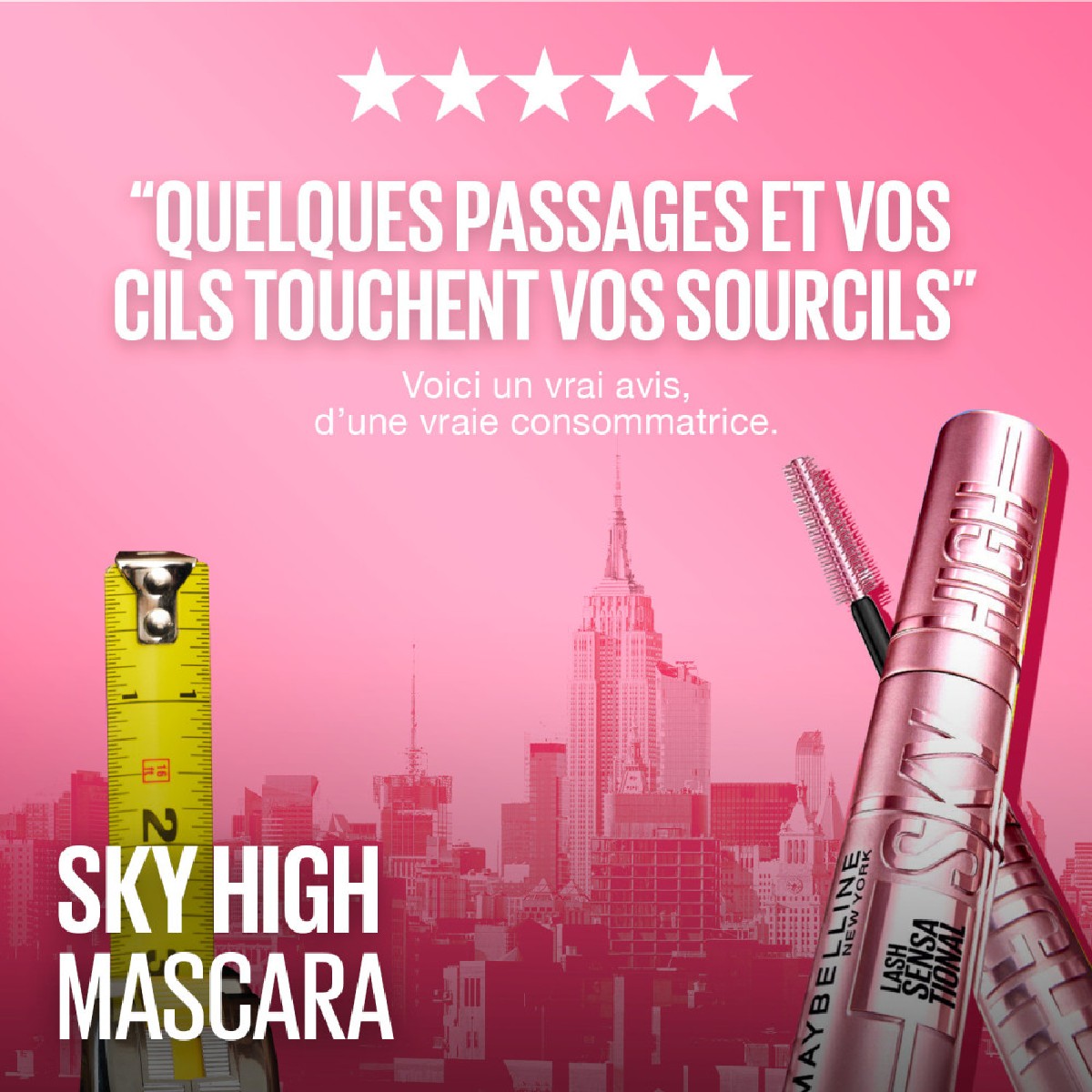 Lot de 2 Mascaras Volume et Longueur Illimitée cosmic black, MAYBELLINE NEW YORK