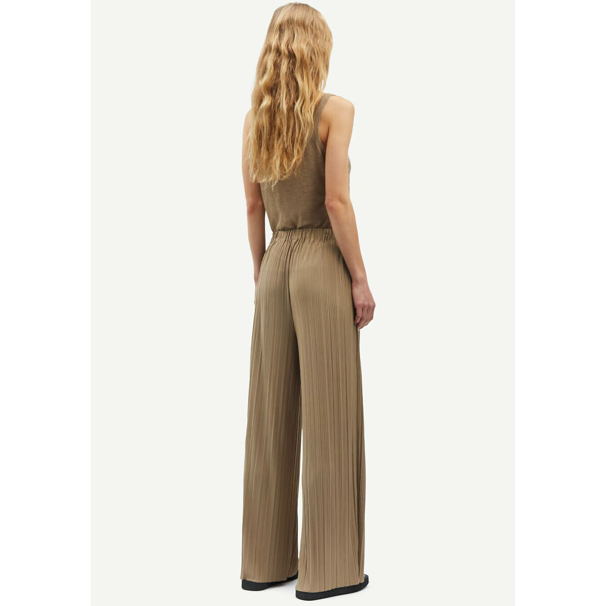 Uma Straight Trousers dark beige, SAMSOE AND SAMSOE