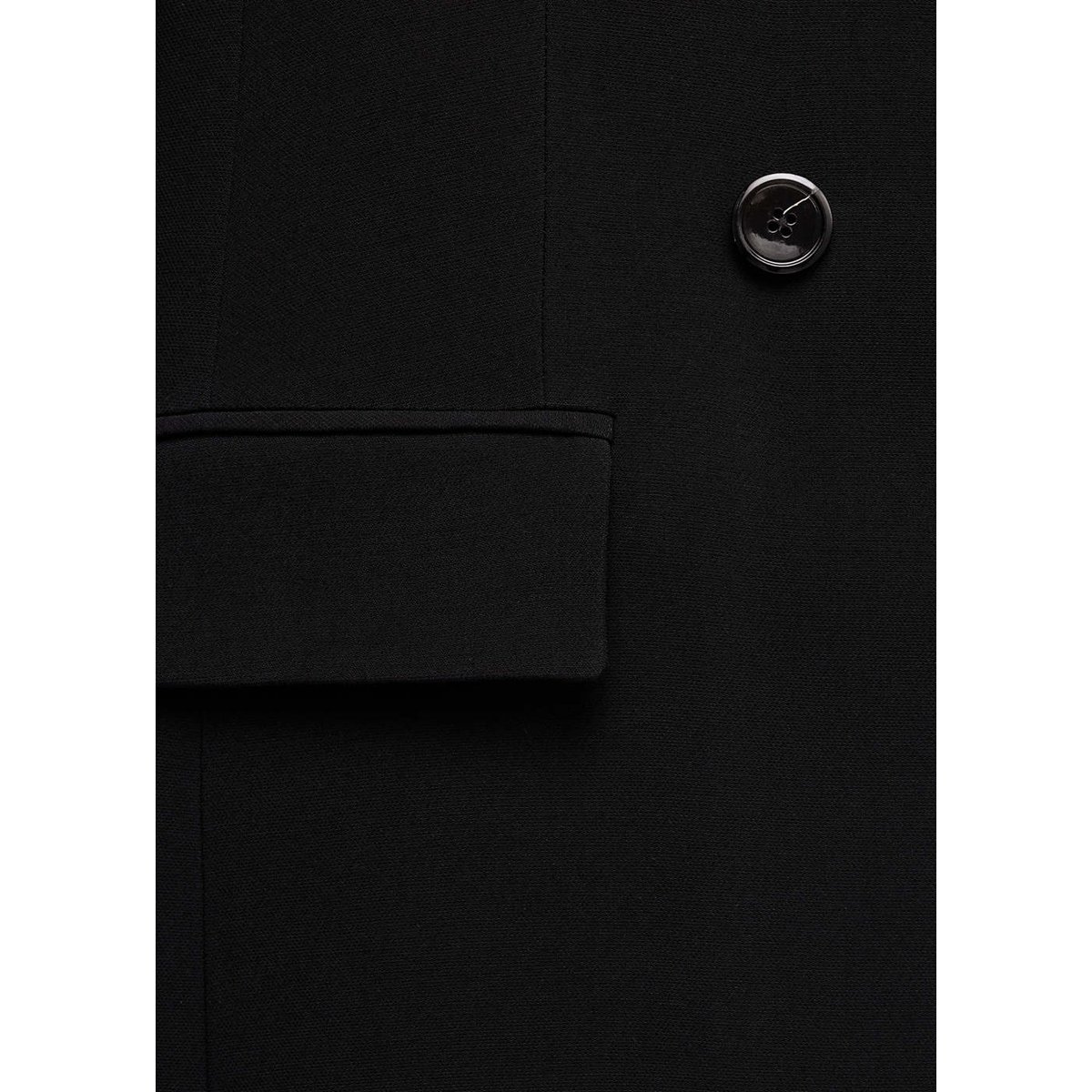 Blazer costume double boutonnage noir, MANGO