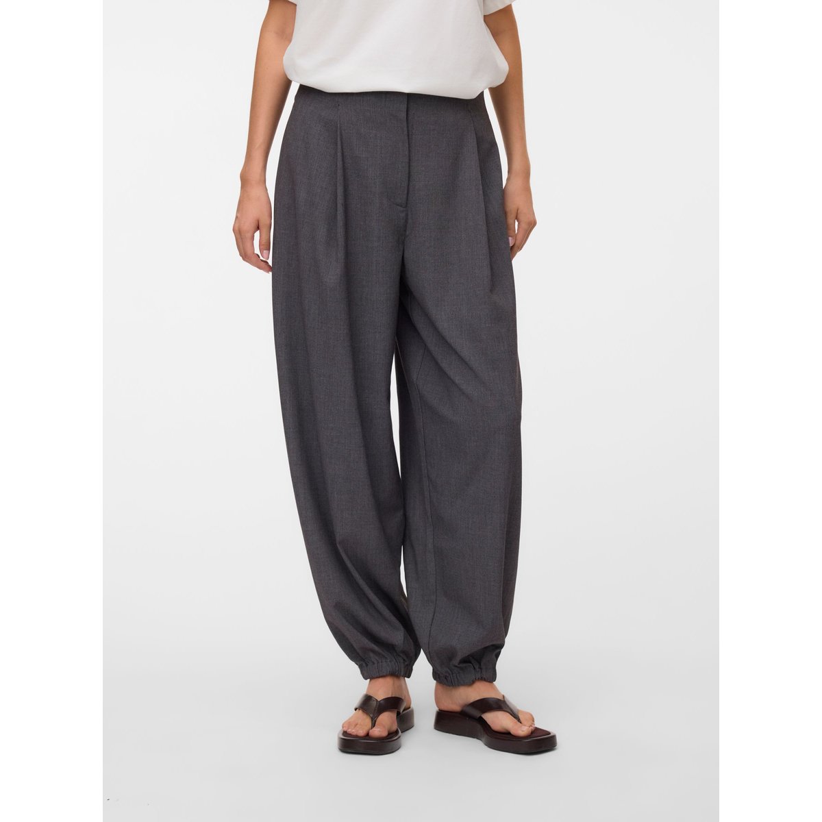 Pantalon De Tailleur dark grey melange 1, VERO MODA
