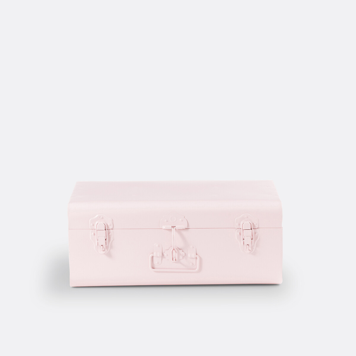 Cantine malle en métal acier, Masa rose poudré, LA REDOUTE INTERIEURS