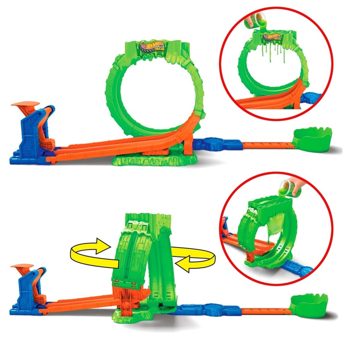 Circuit Monster Truck Chaos Loop Challenge - Hot Wheels multicolore, MATTEL