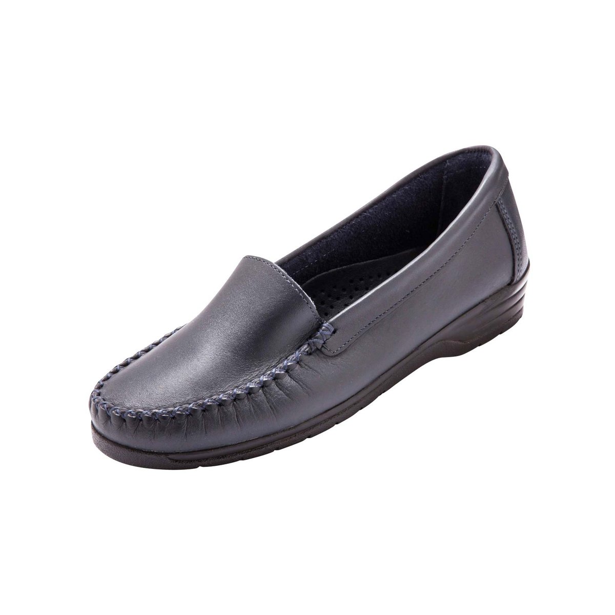 Mocassins plateau lisse bordeaux, PEDICONFORT