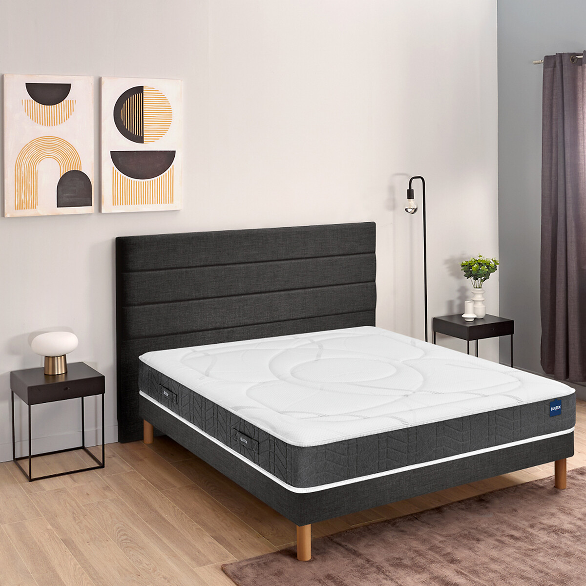 Recovery BULTEX® schuimmatras, 24 cm wit/smoked grijs, BULTEX