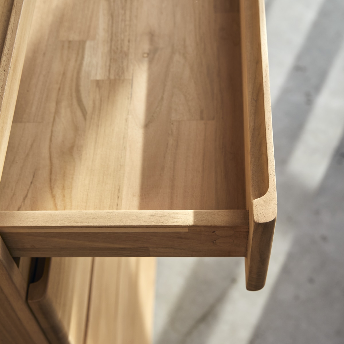 Commode en Teck massif, NINO naturel, TIKAMOON