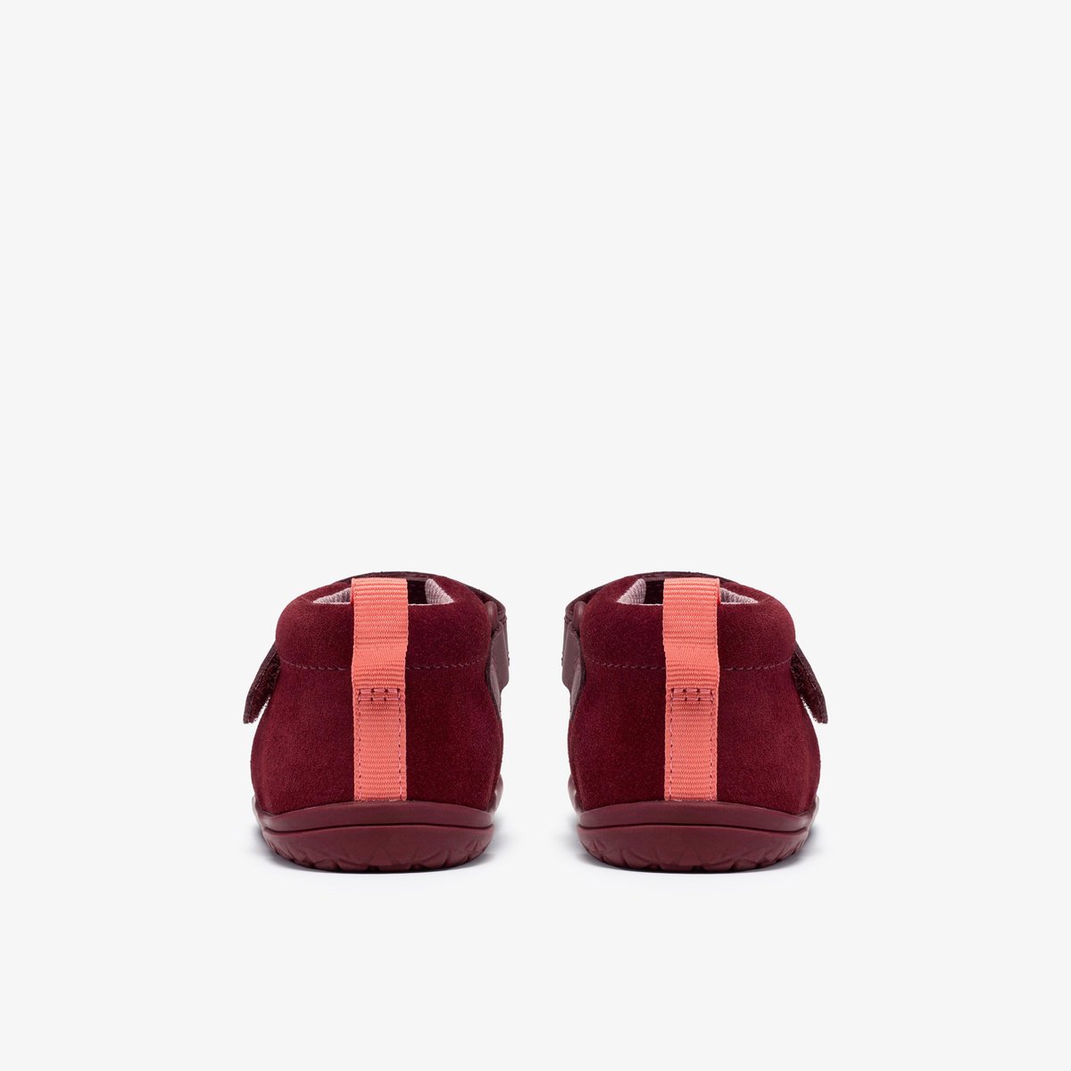 Ballerines Cuir Coupe Large HARBOUR SKIP T rouge, CLARKS