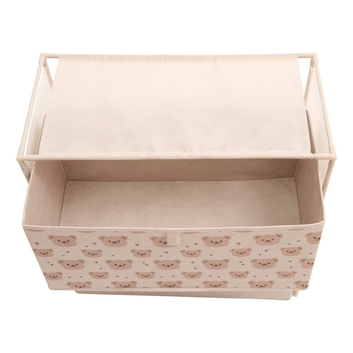 Commode enfant 2 tiroirs Imprimé Ourson TISSA beige, ATMOSPHERA FOR KIDS