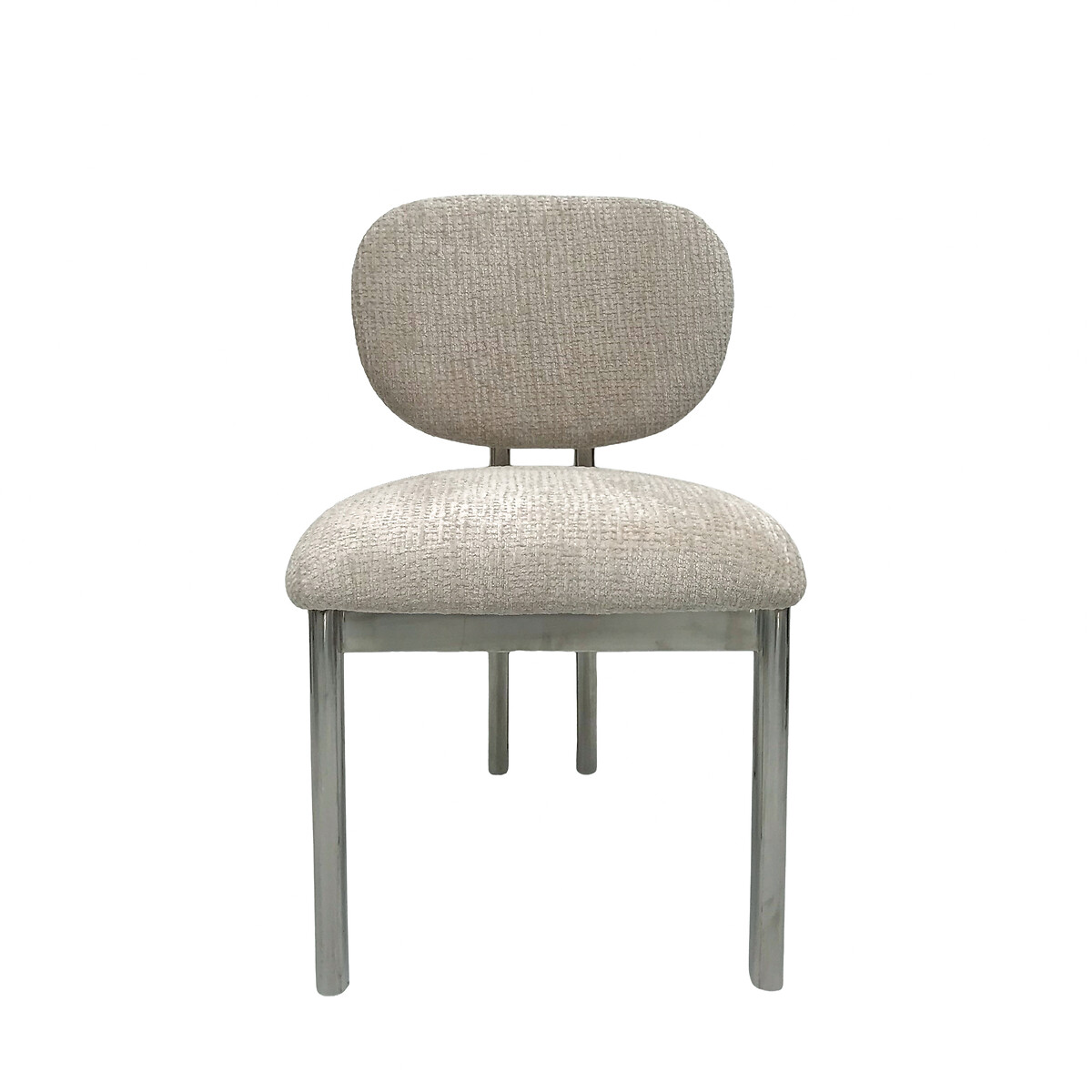 Awari Chenille Upholstered Dining Chair cream, ÉDITÉ