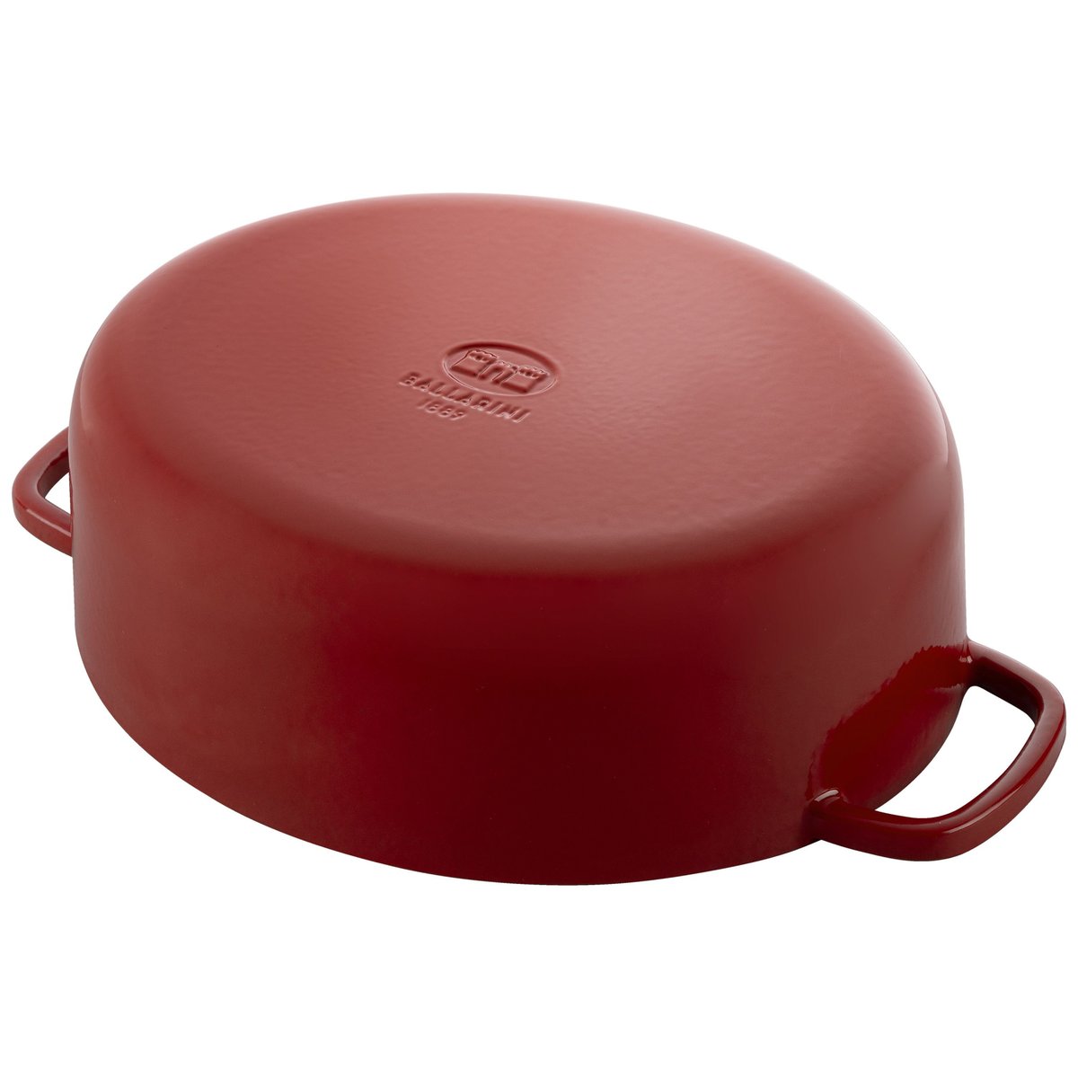 Cocotte en fonte Ovale, Rouge rouge, BALLARINI