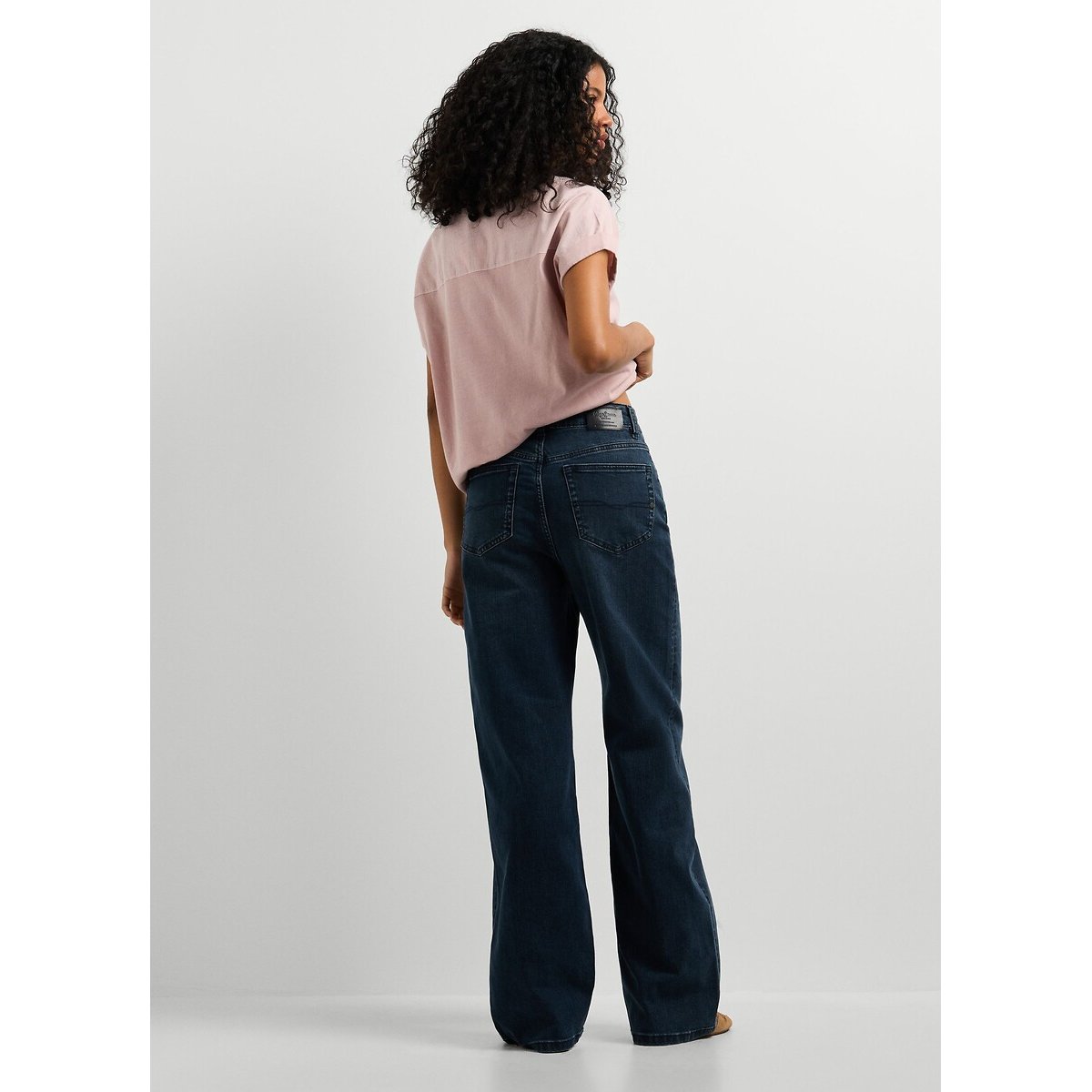 Jean droit taille haute, Lexa stone wash, PEPE JEANS