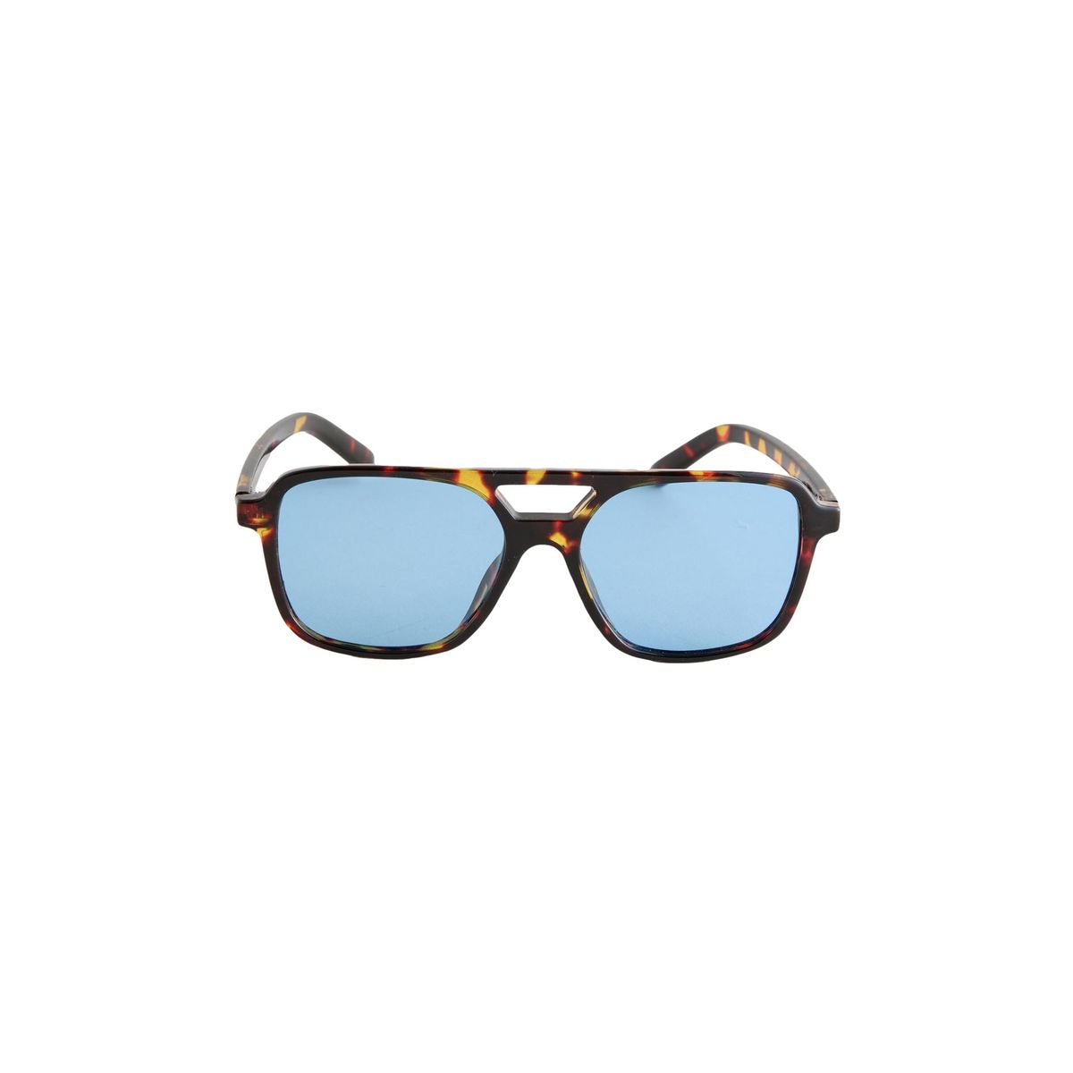Lunettes de soleil carrées écaille de tortue bleue, NEXT