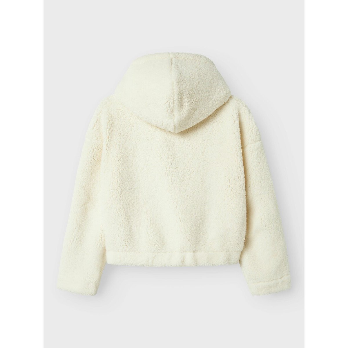 Sweat à capuche sherpa ecru, NAME IT