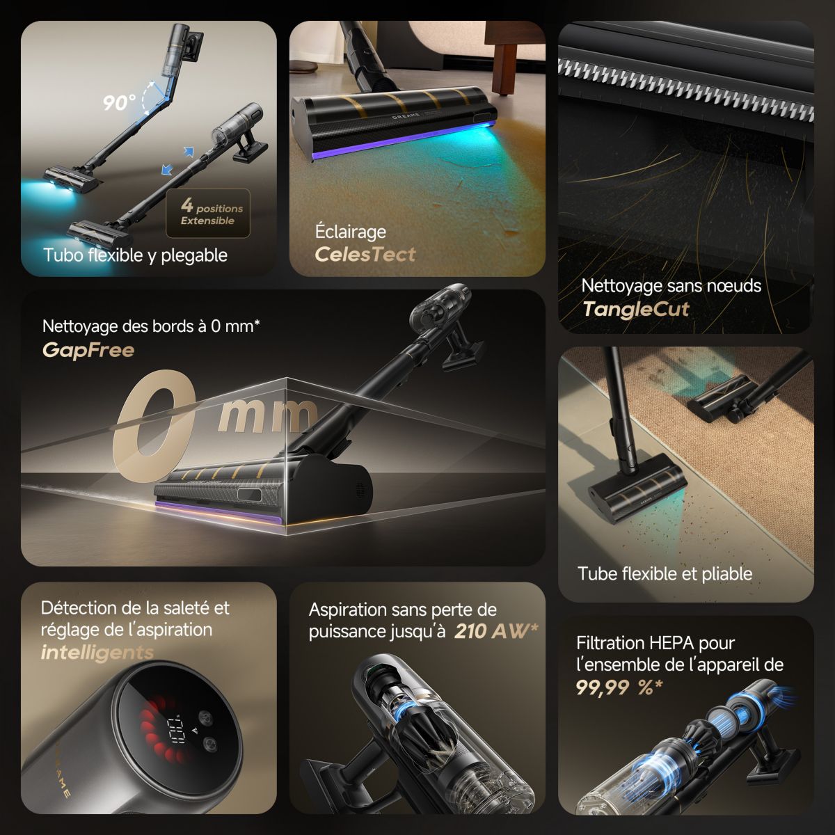 Aspirateur balai V20 Pro couleur unique, DREAME