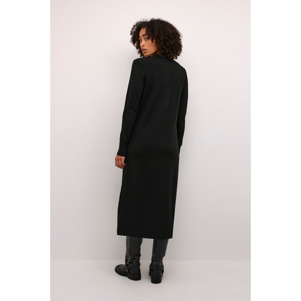 Dress noir black deep, KAFFE