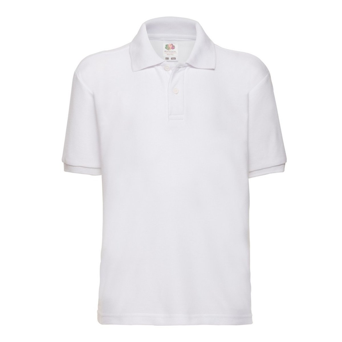 Polo blanc, FRUIT OF THE LOOM