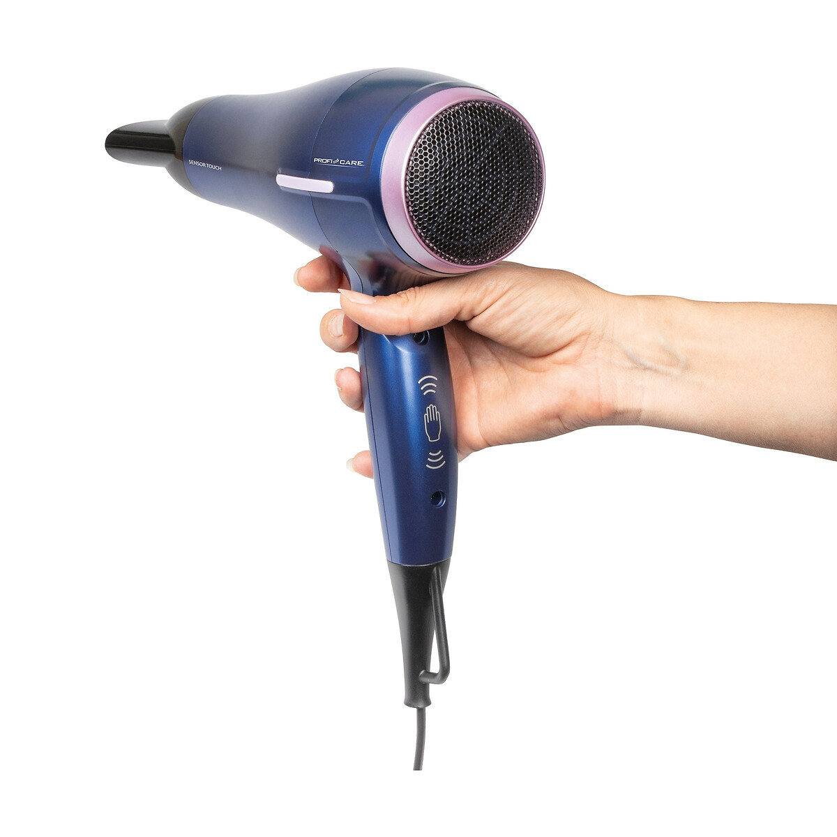 Secador de cabelo profissional sensor toque, da proficare verde-acinzentado, PROFICARE