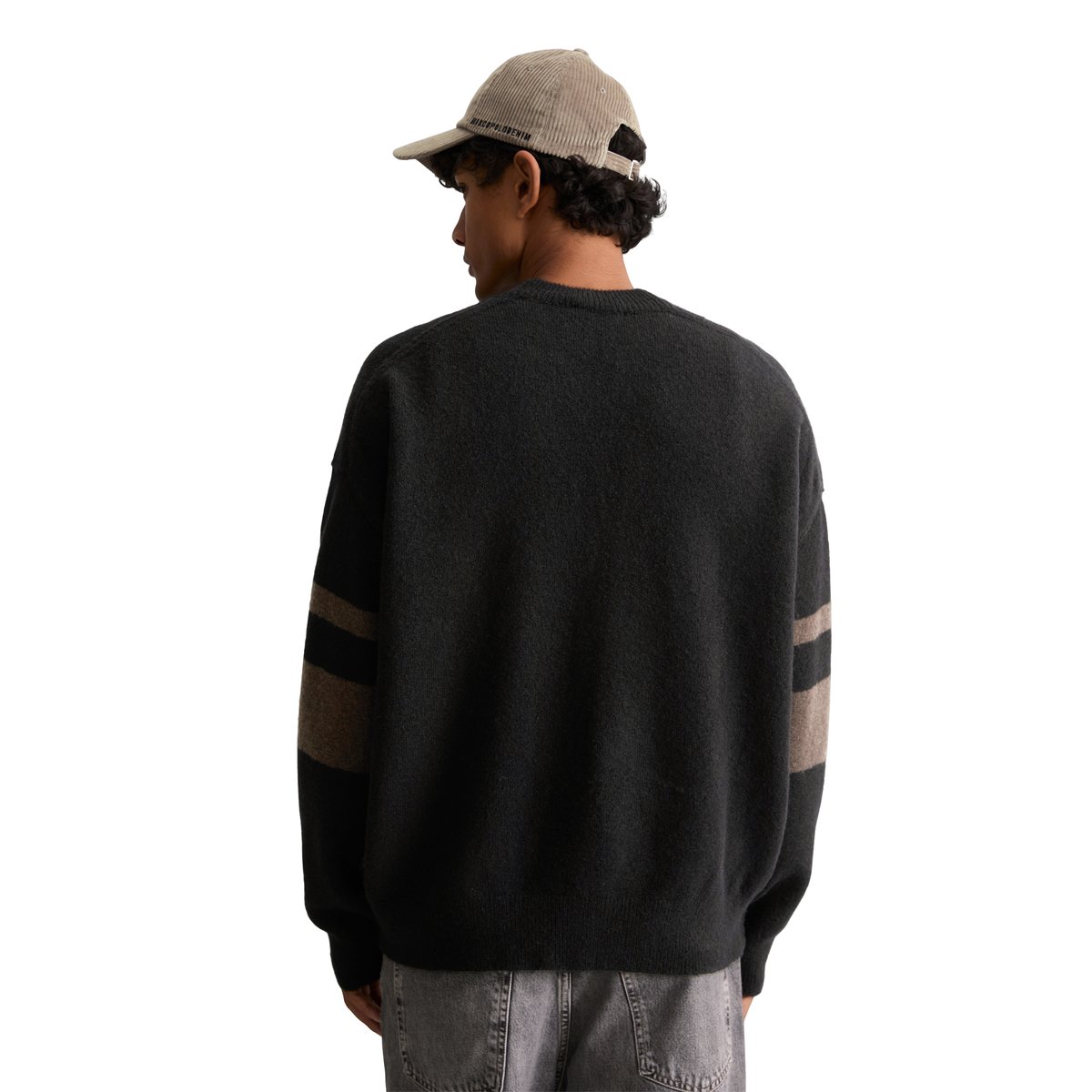 Cardigan oversize en mélange de laine vierge douce noir, MARC O’POLO DENIM