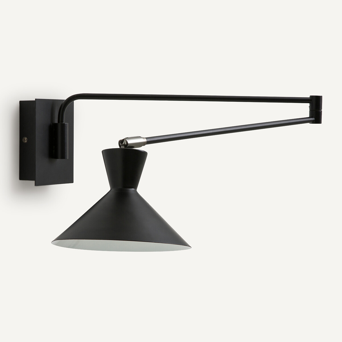 Voltige Contemporary Articulated Metal Wall Light black, AM.PM