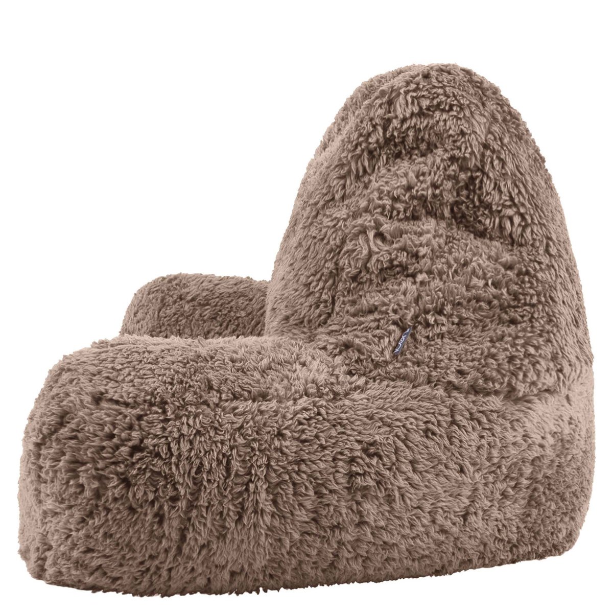 Lot de 2 coussins de Soutien en polaire sherpa Oeko-Tex® - TEDDY brun moka, ICON