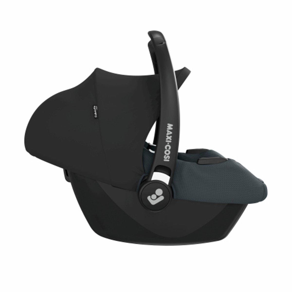 Maxi-Cosi CabrioFix i-Size + Embase, Siège Auto Bébé, 0 à 12 mois, 12 kg max., Siège Auto ISOFIX Léger (3,2 kg), Ultra-molletonné gris essentiel, MAXI COSI