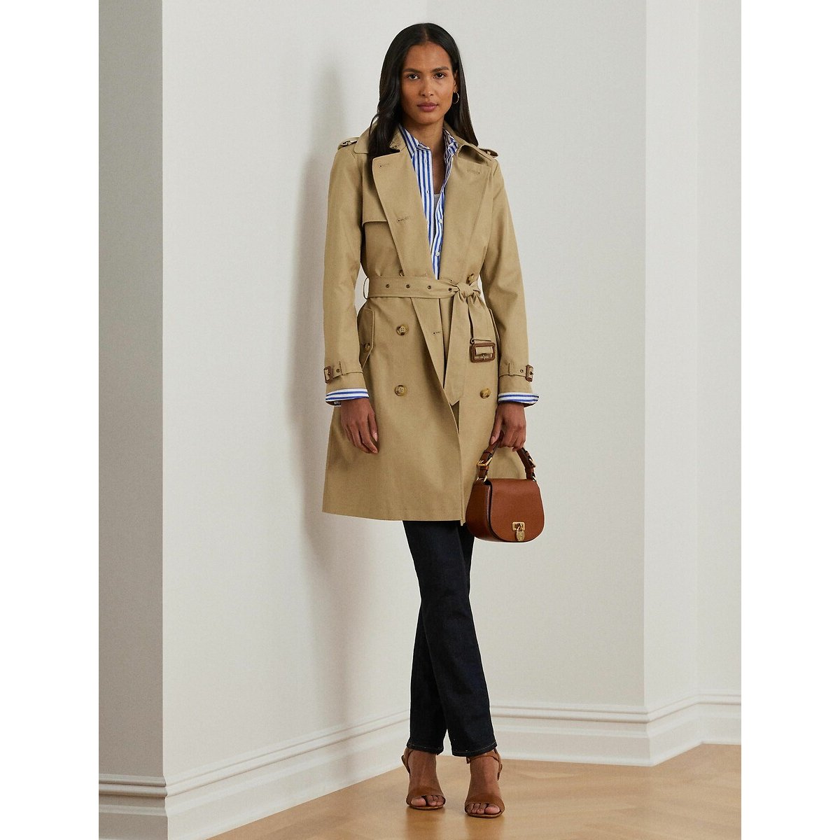 Belted Trench Coat beige, LAUREN RALPH LAUREN