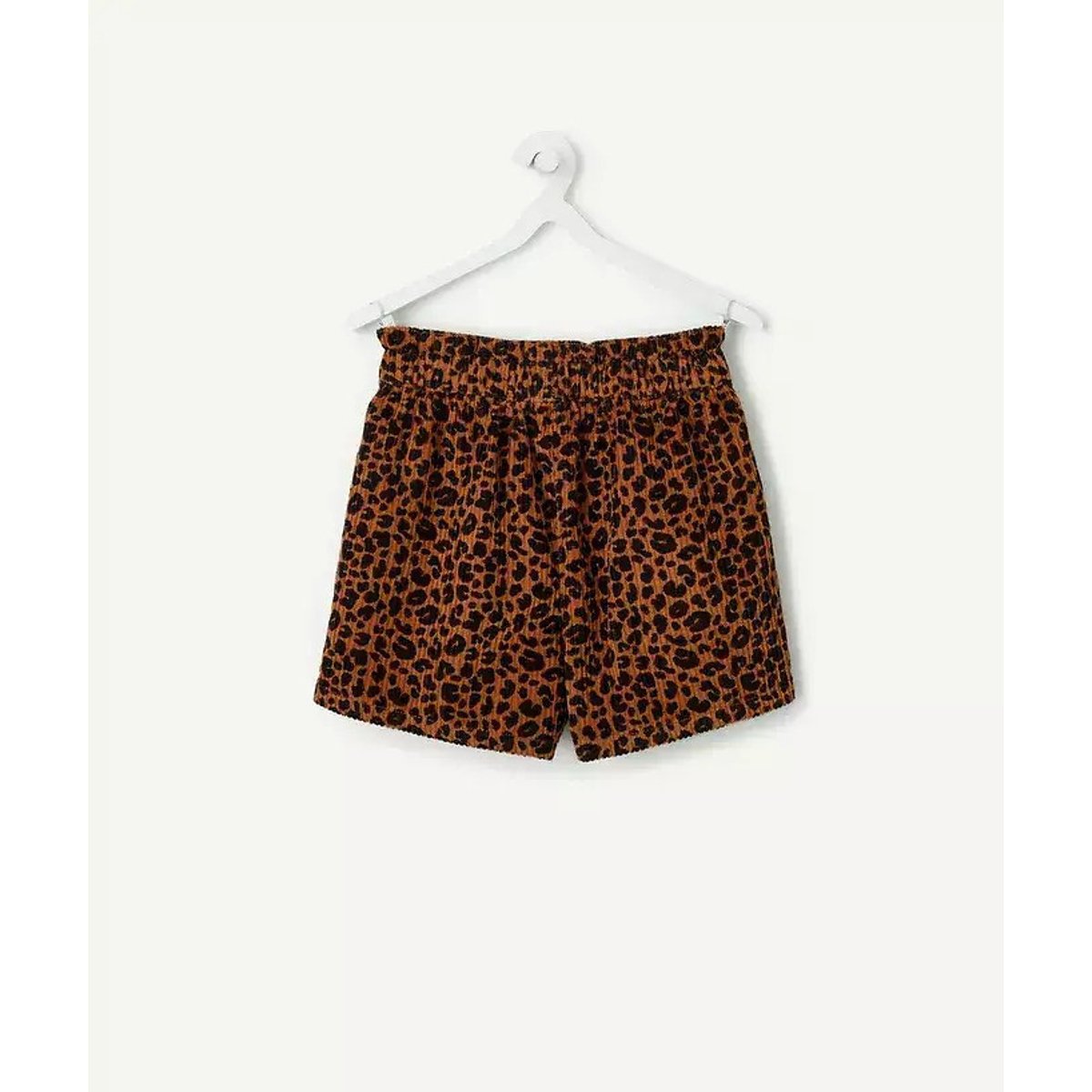 Leopard Print Corduroy Shorts leopard print, TAPE A L'OEIL