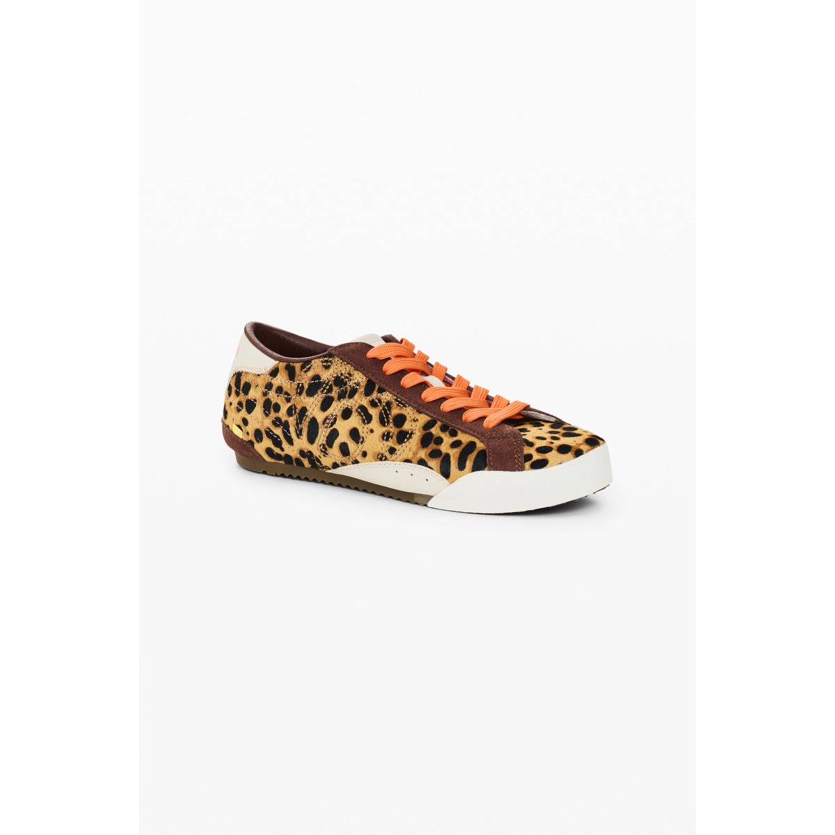 Baskets à imprimé animal 100 % cuir multicolore, DESIGUAL