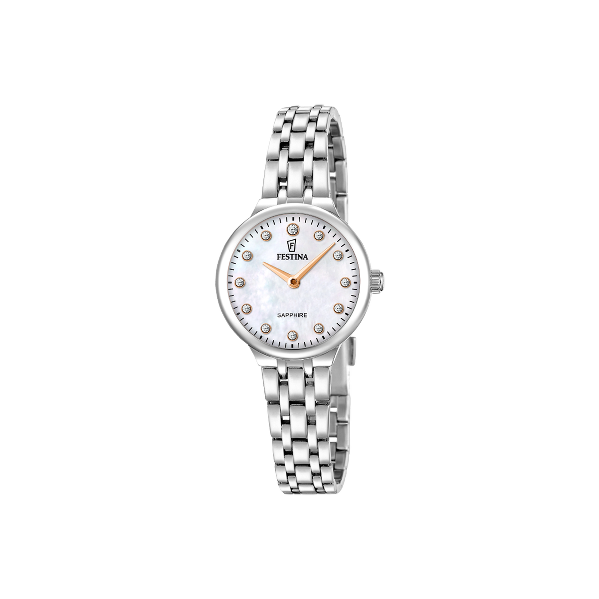Montre Analogique MADEMOISELLE argenté nacre blanche argenté, FESTINA