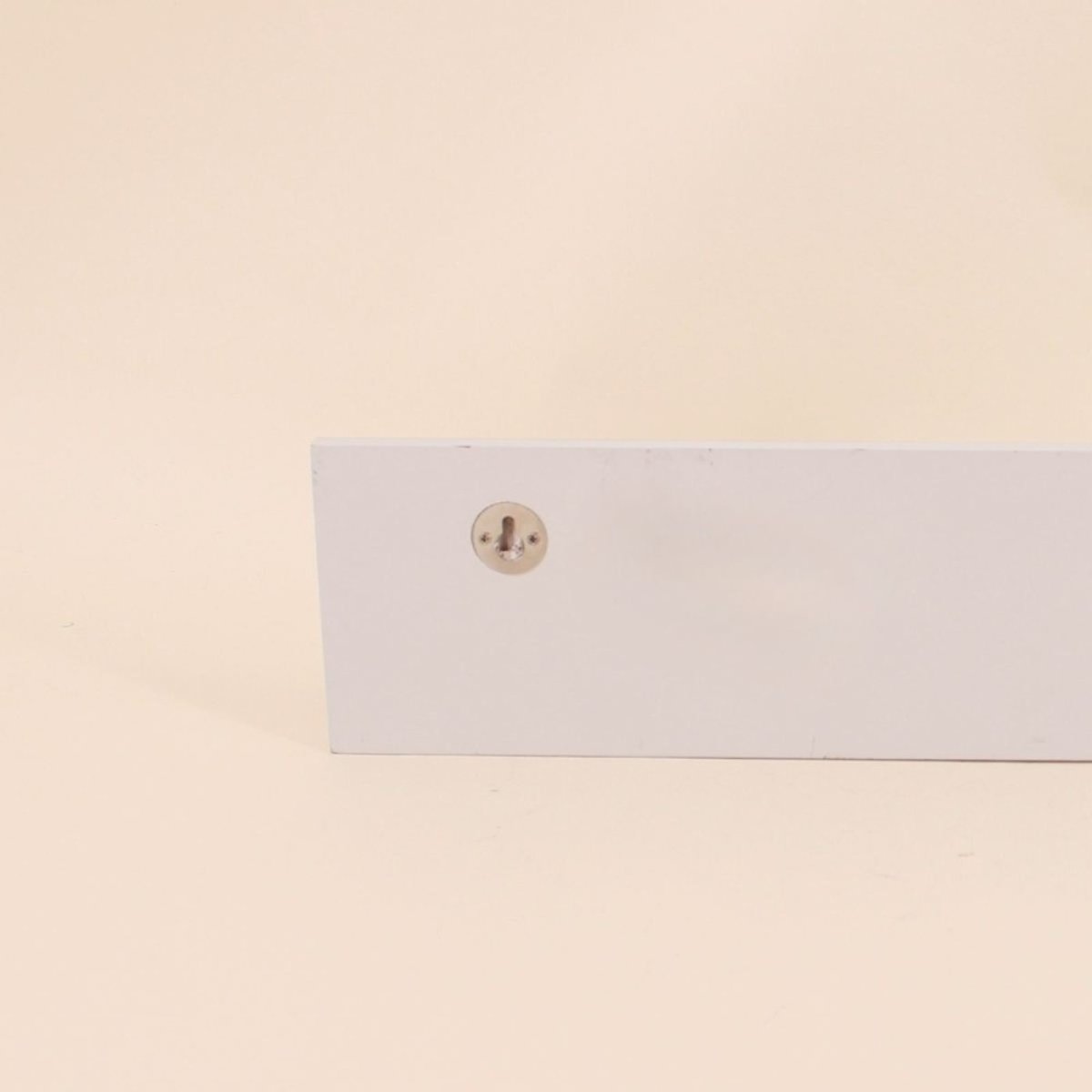 Etagère cimaise en bois 40x10cm blanc, ORNAMI