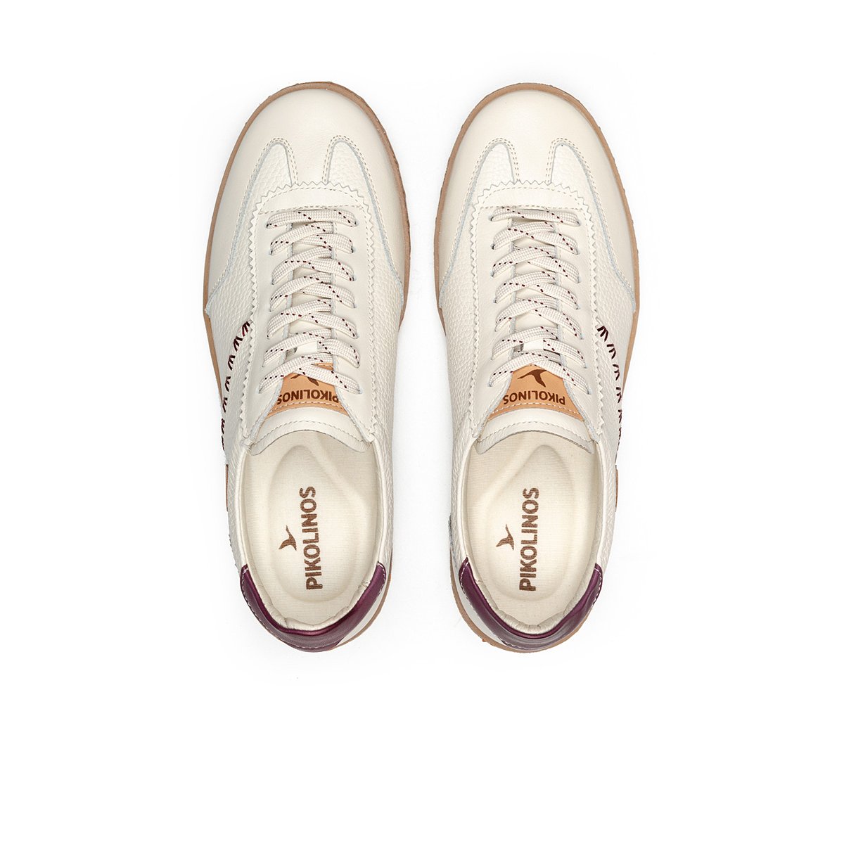 Baskets cuir Lanzarote off white, PIKOLINOS