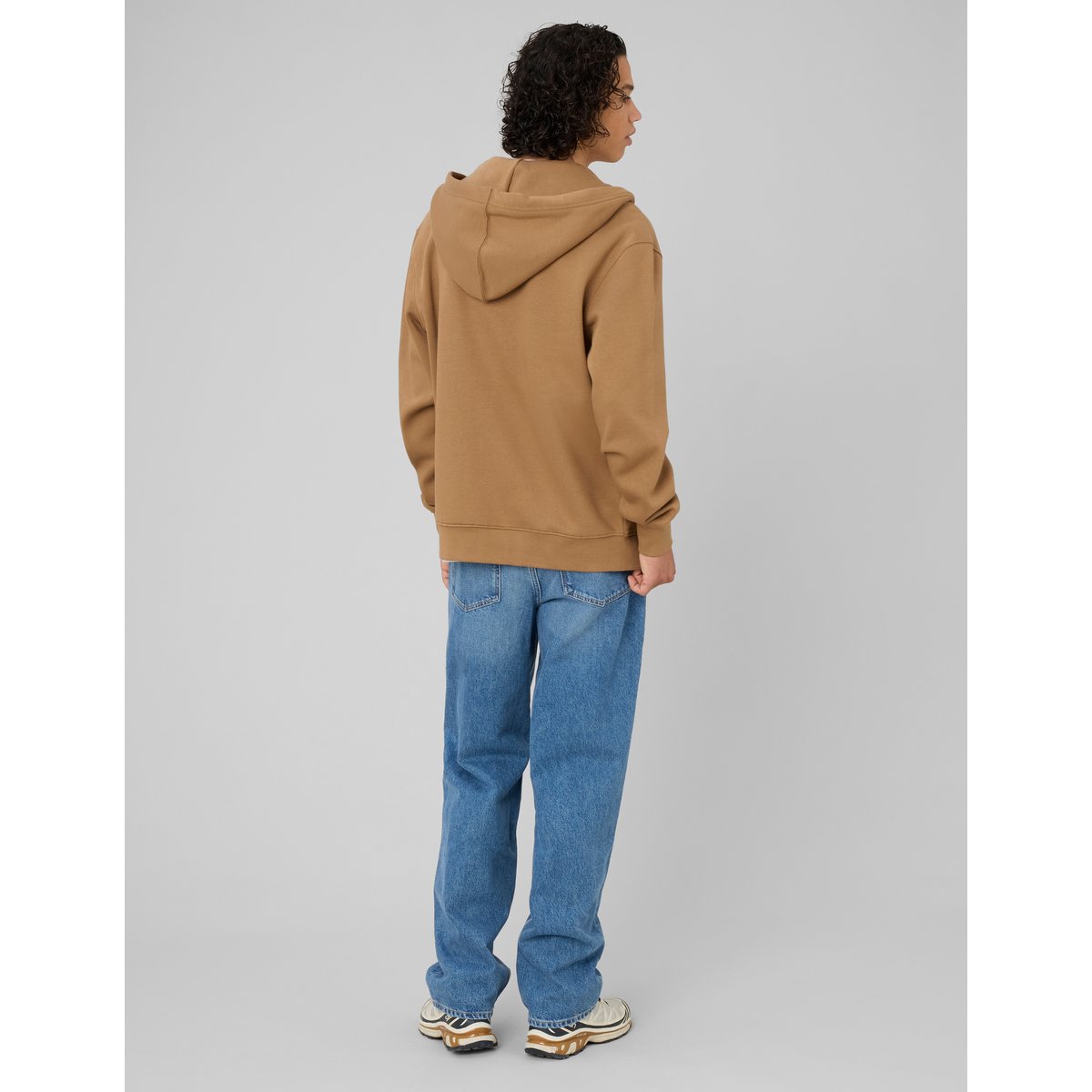 Sweat zippé ouverture double camel, BZB