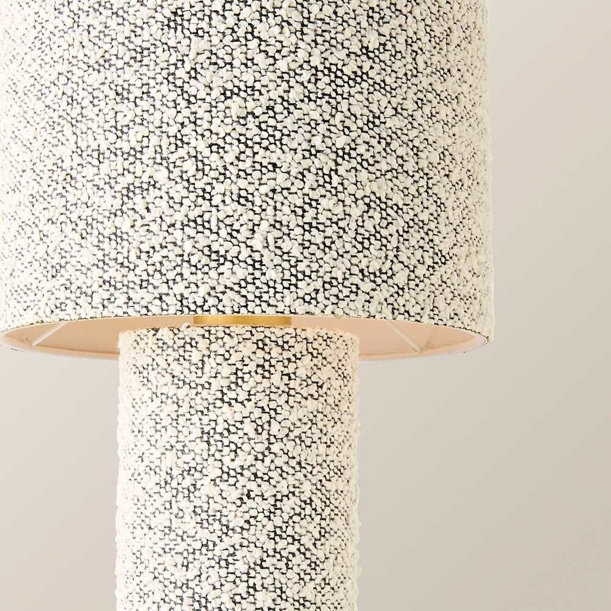 Allie Fleck Boucle Fabric Midi Floor Lamp grey, ÉDITÉ