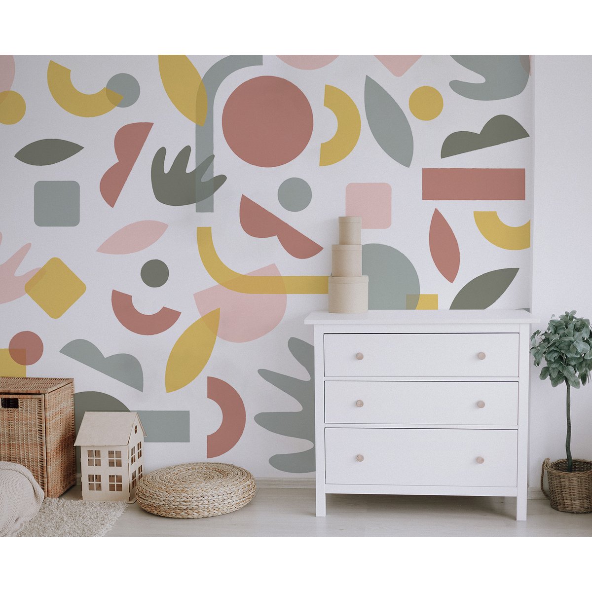 Papier peint Imagin,  510 x 250cm multicolore, ACTE DECO