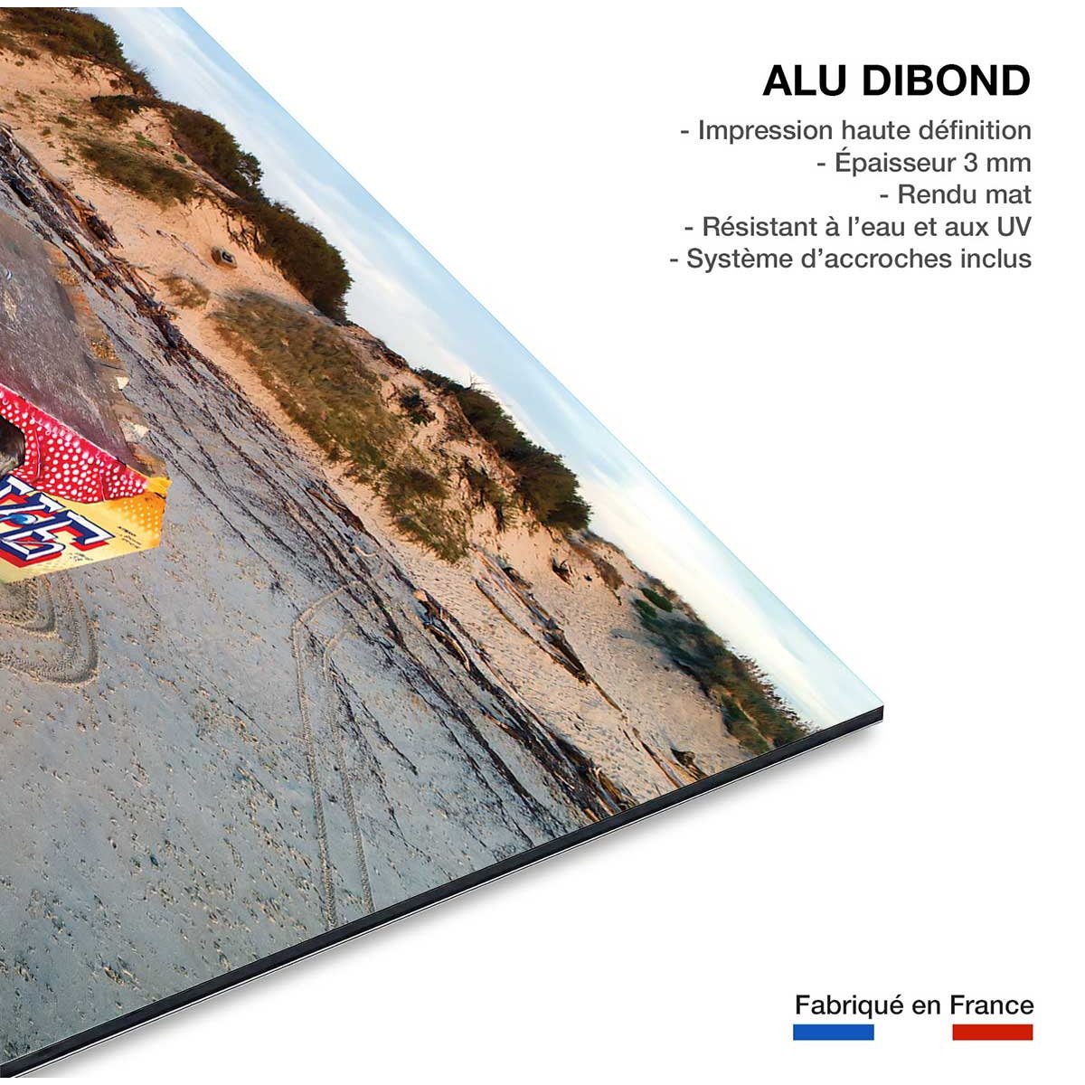 Tableau blockhaus art love tableau alu dibond, HEXOA