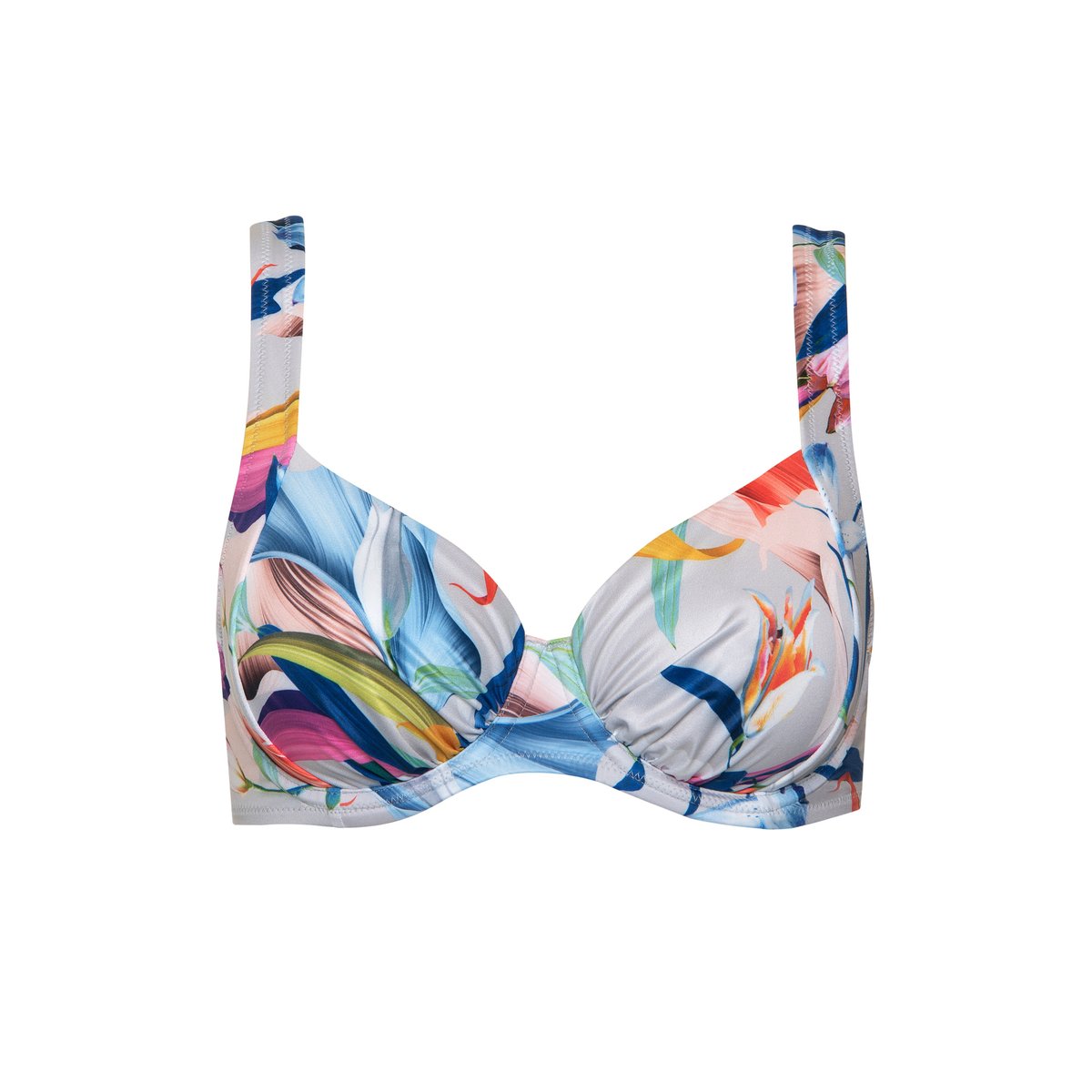 Haut maillot de bain armaturé Nice gris clair, LISCA