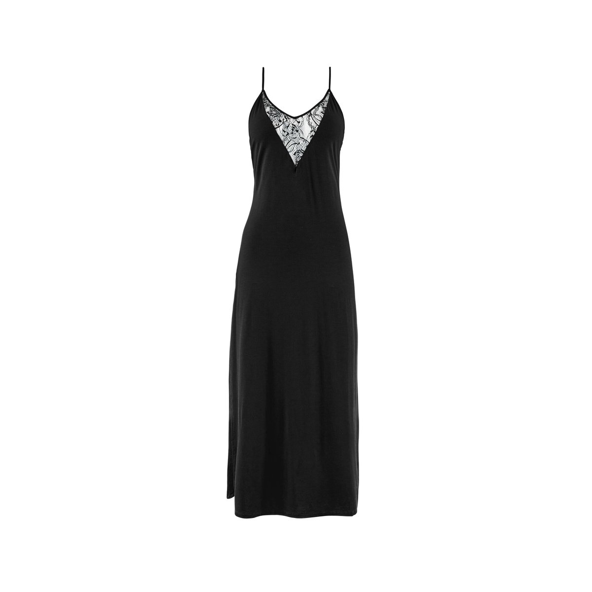Nuisette longue Lazy Days noir, AUBADE
