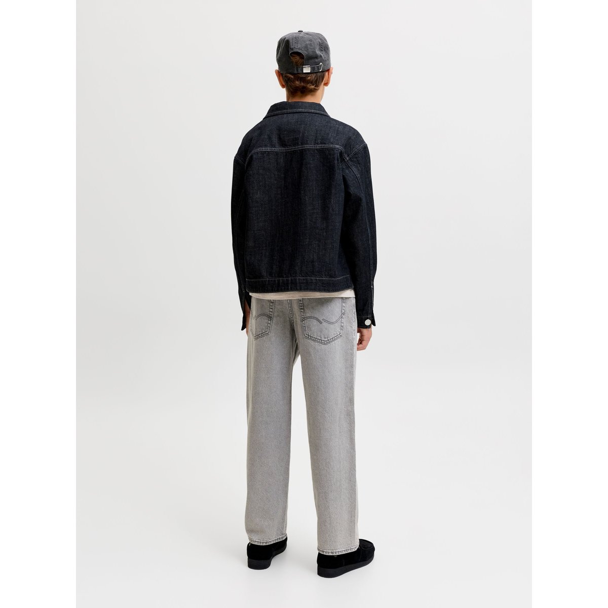 Jean Baggy Fit grey denim, JACK & JONES JUNIOR
