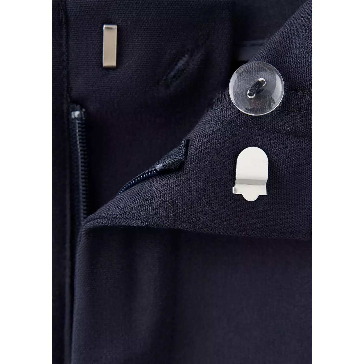 Pantalon droit bleu marine, MANGO TEEN