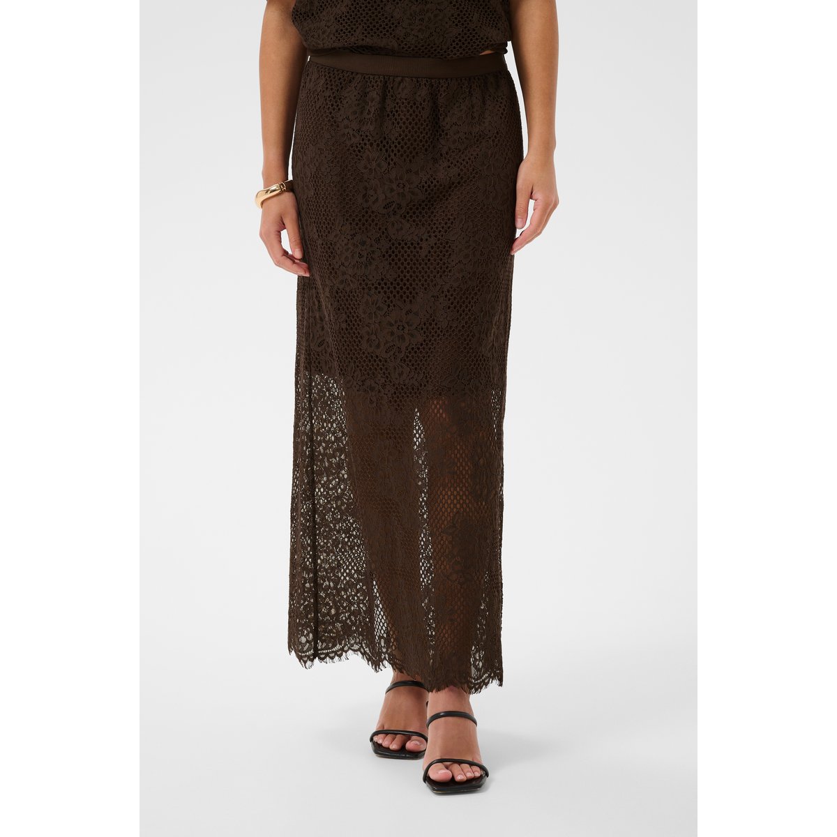 Jupe marron coffee bean, KAFFE