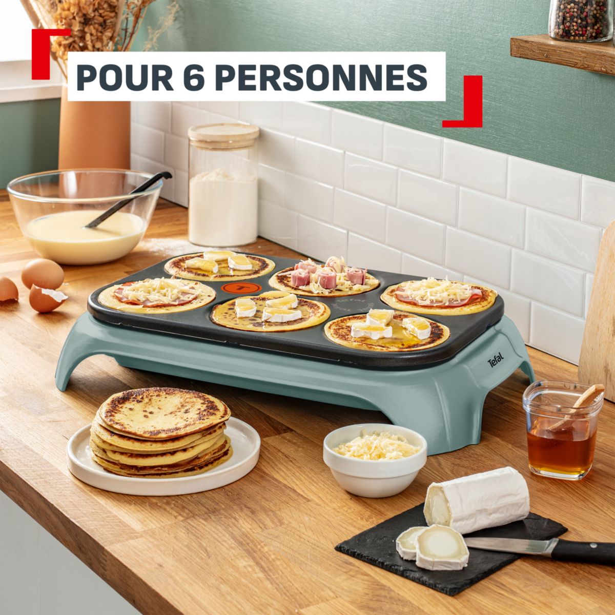 Crêpe party CREP PARTY NEO 6 PY55C4F0 couleur unique, TEFAL