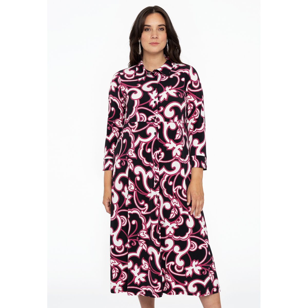 Robe imprimé / imprimée noir, YOEK