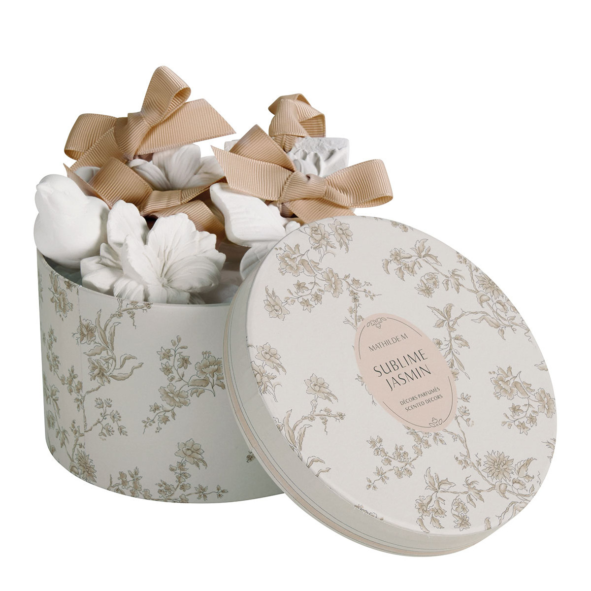 Coffret de 5 décors parfumés - Sublime Jasmin blanc, MATHILDE M
