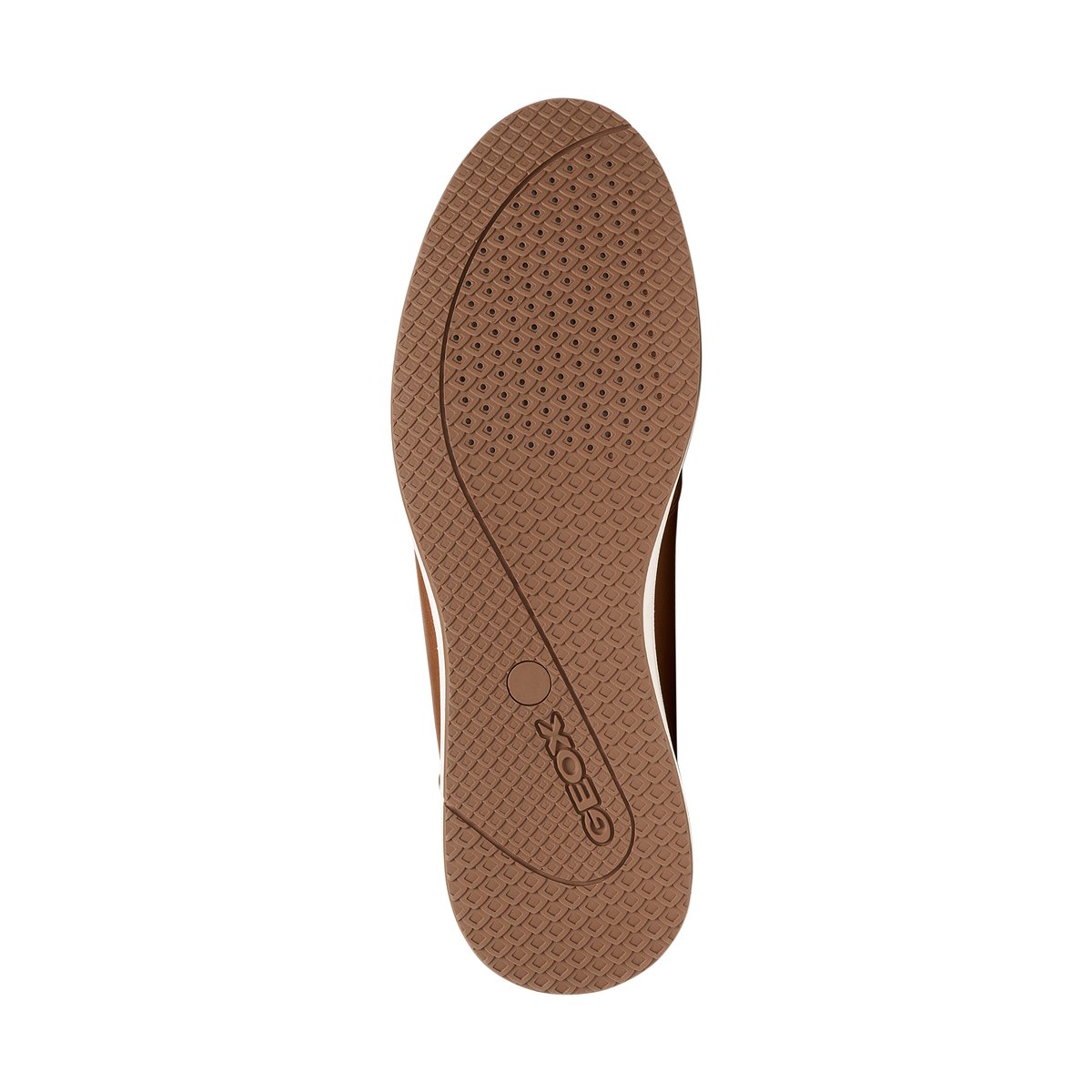 Basket Cuir Avery cognac, GEOX