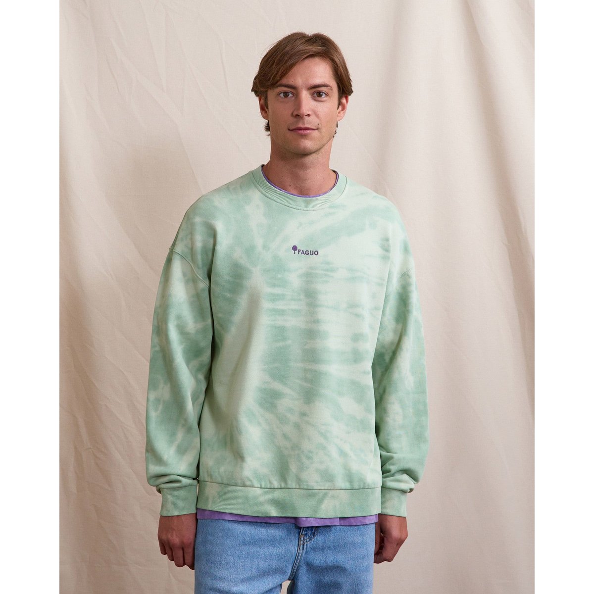 Sweat FANGO vert menthe, FAGUO