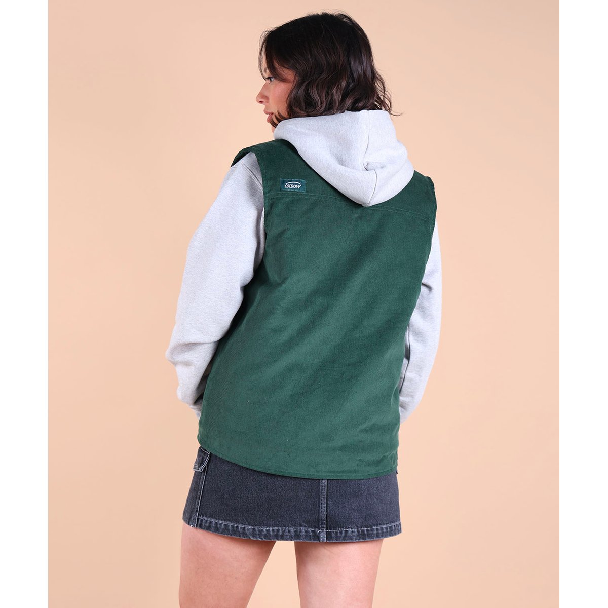 Gilet en Corduroy ROY mountain green, OXBOW